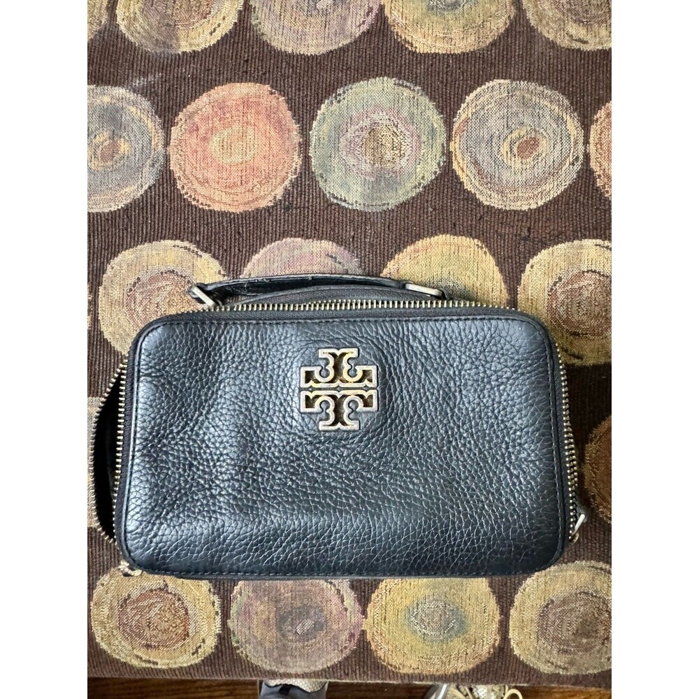 Tory Burch Britten Small Top Handle Bag Broken Zipper Smoke Smell